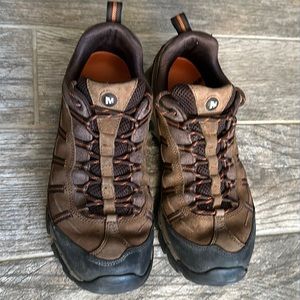 Men Merrell dark earth expresso hiking shoes